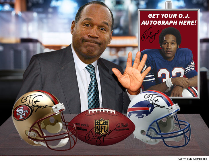 O.J. Simpson Could Make a Killing Signing Autographs O.J. Simpson Could Make a Killing Signing Autographs