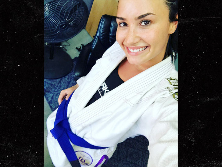 Demi Lovato Gets Badass New Belt In Brazilian JiuJitsu