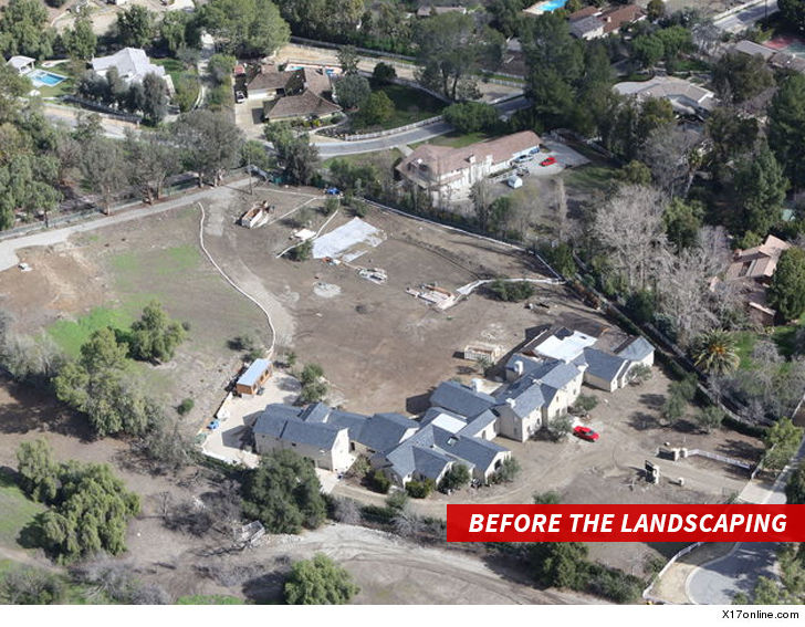 Kim Kardashian and Kanye West Kick Landscaping Into High Gear at Hidden