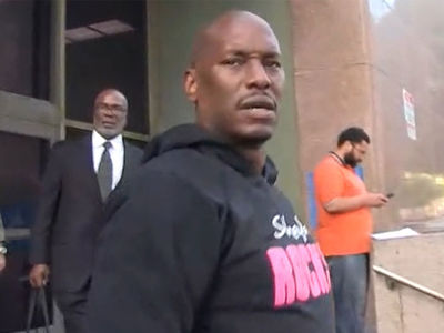 Tyrese Gibson Not Optimistic On Way into Court Tyrese Gibson Not Optimistic On Way into Court