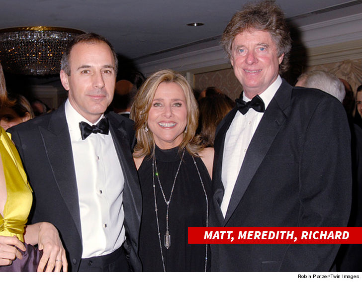 Meredith Vieira's Husband Says She Wasn't Offended by Matt Lauer in
