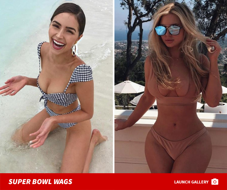 eagles hottest wags of super bowl lii - hot athletes to follow on instagram