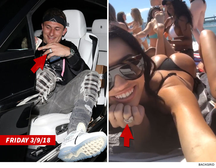 Johnny Manziel Married Bre Tiesi In Private Wedding Ceremony | TMZ.com In fact, sources tell us Tiesi plans on taking Manziel's last name.