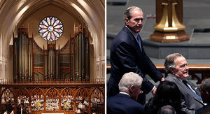 Barbara Bush Funeral: Family, Friends & Past Presidents Say Goodbye to Former First Lady