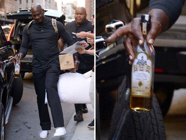 Michael Jordan Living That Tequila Life In NYC