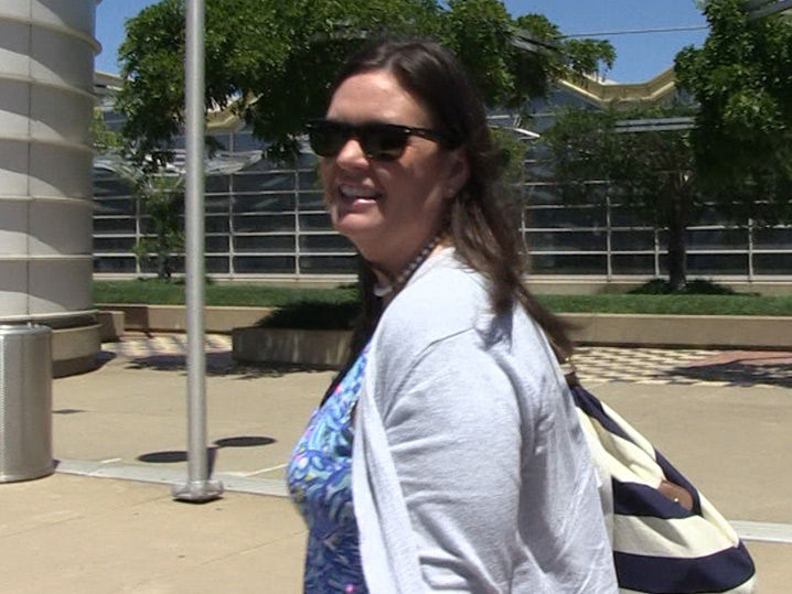 Sarah Huckabee Sanders Says Restaurant Confronters Should Calm Down