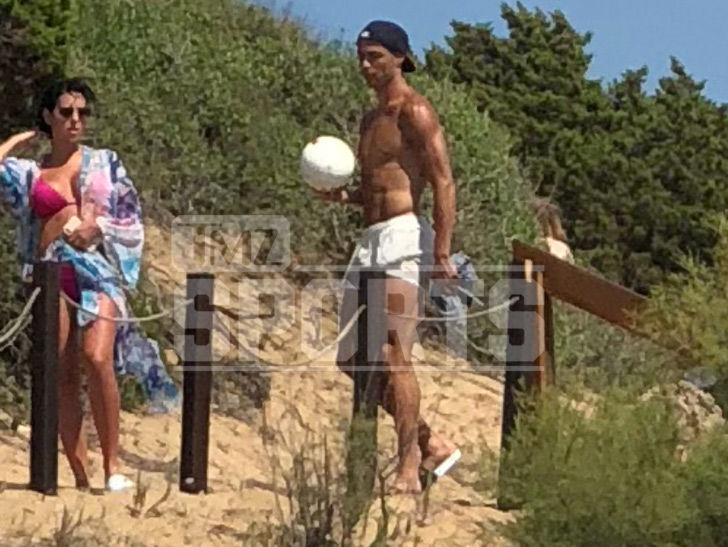 Image result for cristiano ronaldo chillin' on a beach in Greece.