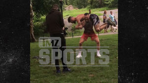Conor McGregor Squats a Human Man In Central Park