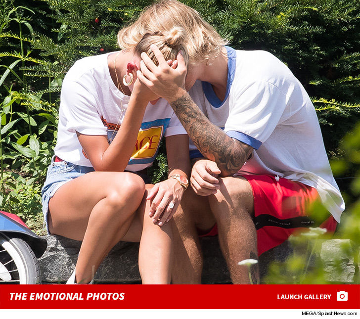 Justin Bieber and Hailey Baldwin Get Emotional During NYC Bike Ride
