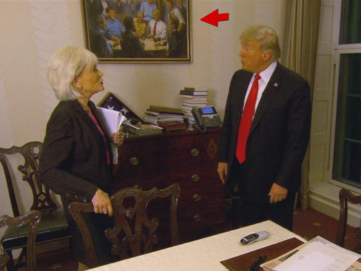 Trump's 'Republican Club' Painting on '60 Minutes' is a Hot Commodity