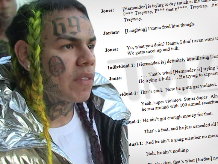 Wiretap Convos Reveal Tekashi69's ExCrew Members Talking About Killing