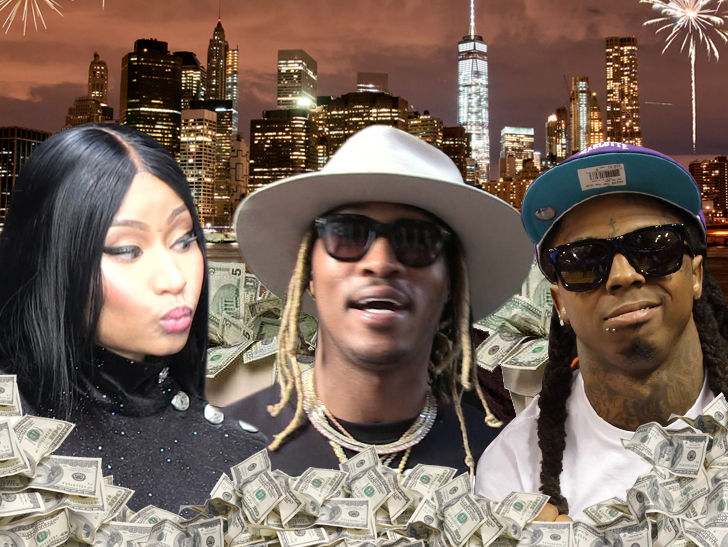 Nicki Minaj, Lil Wayne and Future Set to Collect Huge Checks for NYE Parties