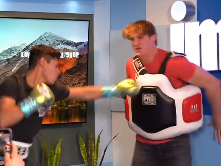 Logan Paul Used As Ryan Garcia's Human Punching Bag, 'F*** Me Up!'