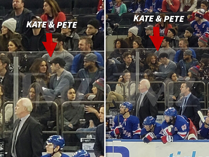 Pete Davidson & Kate Beckinsale Hit Up a Hockey Game Together